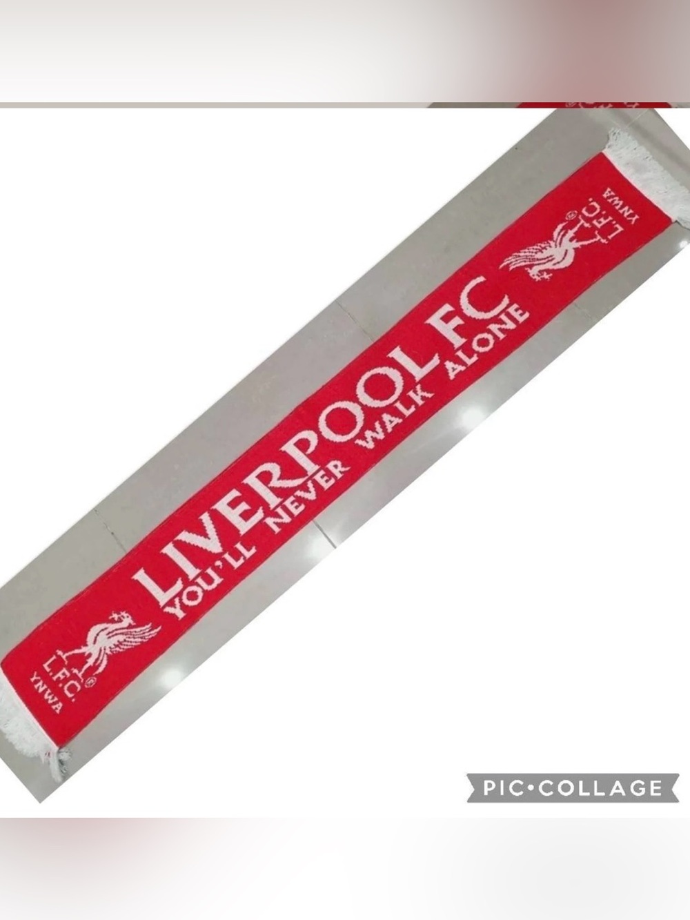 Liverpool Red and White Fan Scarf